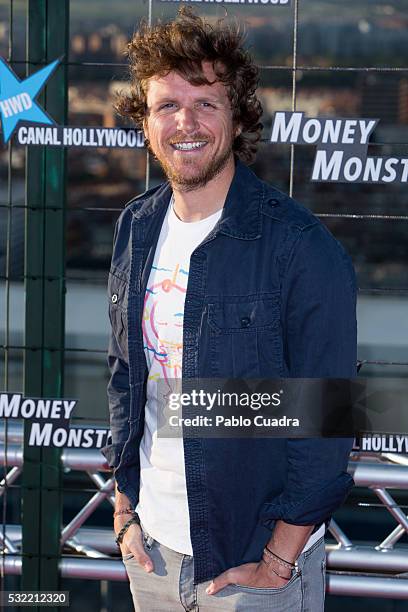 Alvaro de la Lama attends 'Money Monster' premiere at Picasso Tower roof on May 18, 2016 in Madrid, Spain.