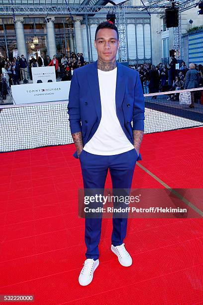 Football player Gregory van der Wiel attends Tommy Hilfiger hosts Tommy X Nadal Party - Photocall on May 18, 2016 in Paris, .