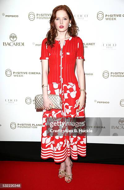 Guest attends the Planet Finance Foundation Gala Dinner during the 69th annual Cannes Film Festival at Hotel Martinez on May 18, 2016 in Cannes,...