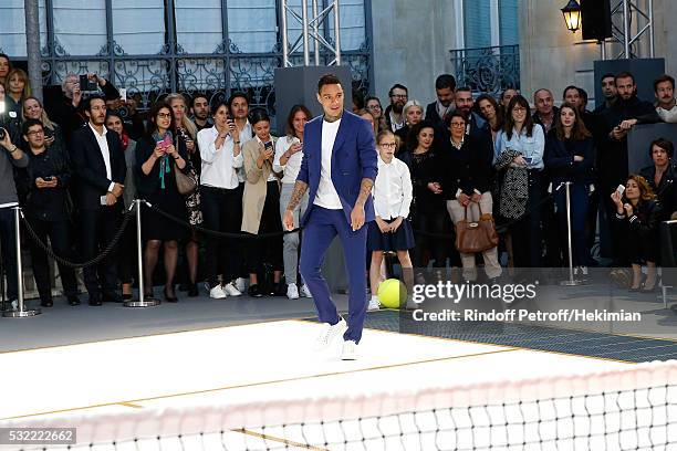 Football player Gregory van der Wiel competes during Tommy Hilfiger hosts Tommy X Nadal Party - Tennis Soccer Match on May 18, 2016 in Paris, .