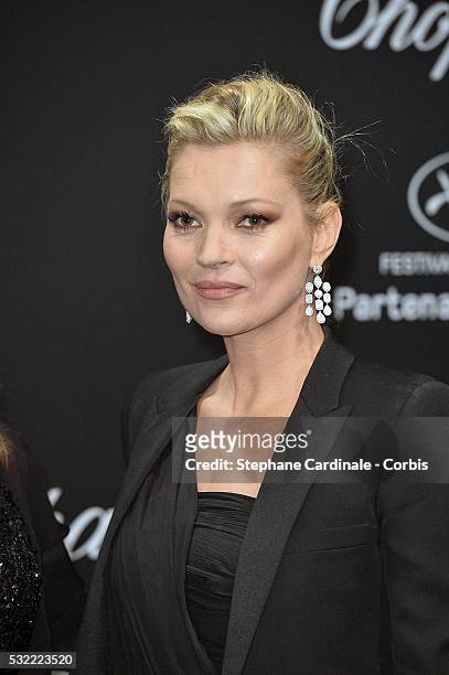 Kate Moss attends Chopard Party - Red Carpet Arrivals at the annual 69th Cannes Film Festival at on May 16, 2016 in Cannes, France.