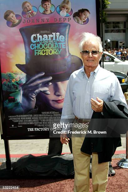 Producer Richard D. Zanuck arrives at the Warner Bros. Premiere of Charlie and the Chocolate Factory at the Grauman's Chinese Theatre on July 10,...