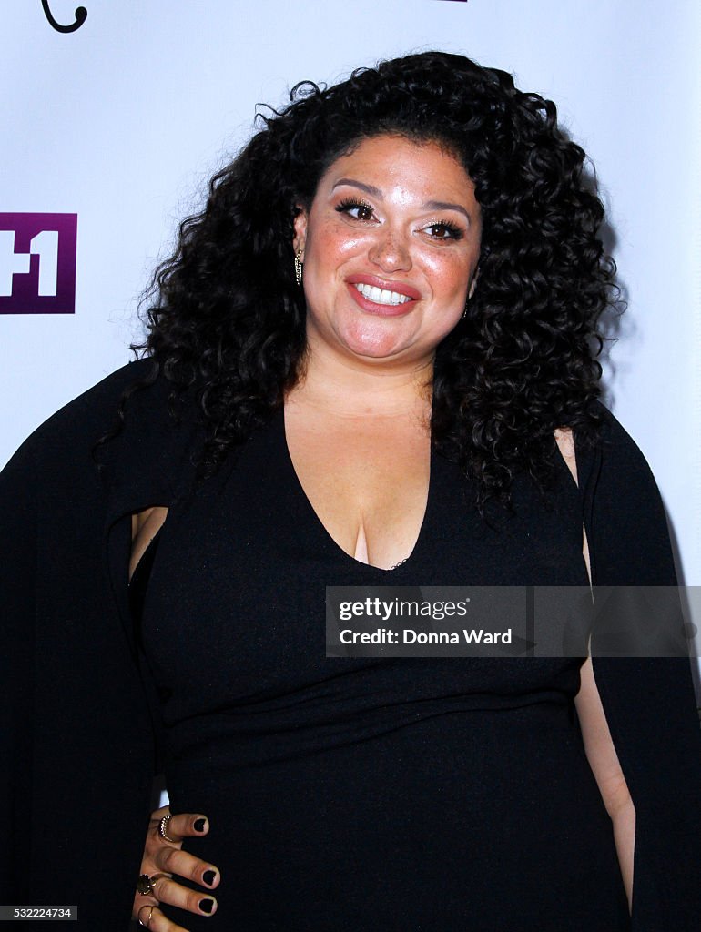 Michelle Buteau attends the VH1 "Dear Mama" taping at St.... News Photo