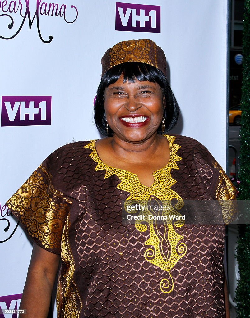 Doris Bowman attends the VH1 "Dear Mama" taping at St. Bartholomew's