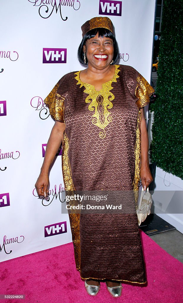 Doris Bowman attends the VH1 "Dear Mama" taping at St. Bartholomew's