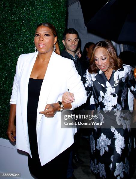 Queen Latifah and Rita Owens attend the VH1 "Dear Mama" taping at St