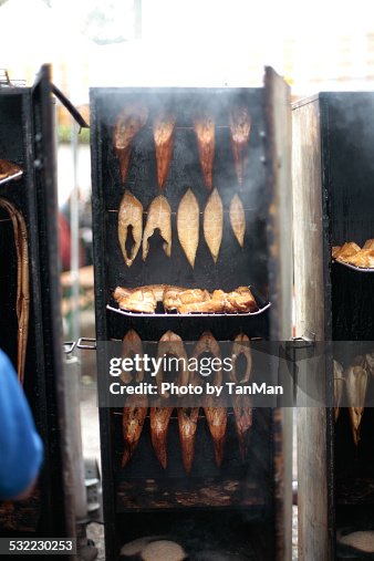 Smoking Rack Fish Smoking Fish High-Res Stock Photo - Getty Images