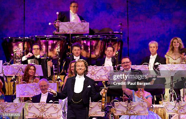 Andre Rieu Harp 90 Dutch Violinist And Conductor Andre Rieu With The Johann Strauss ...