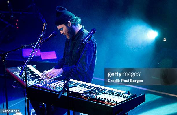 Australian electronic musician Chet Faker performs on stage at Paradiso, Amsterdam, Netherlands, 12 November 2014.