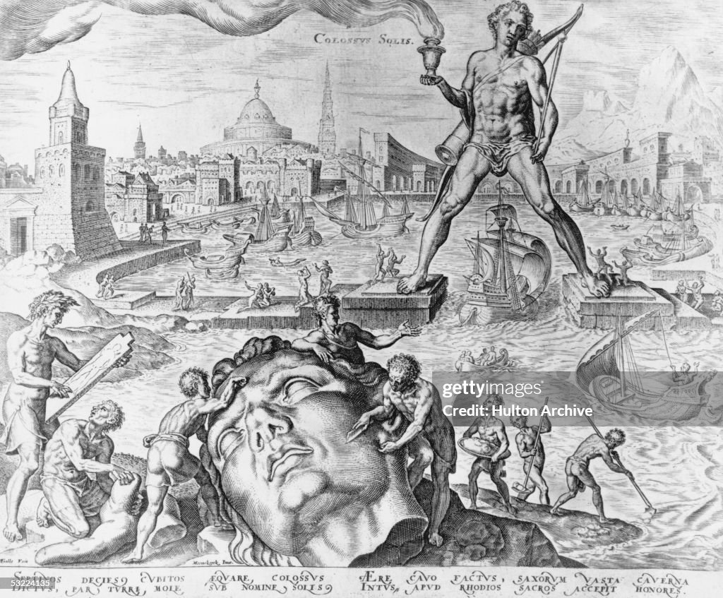 Collosus Myth The Colossus Of Rhodes, one of the Seven Wonders of the Ancient... News ...