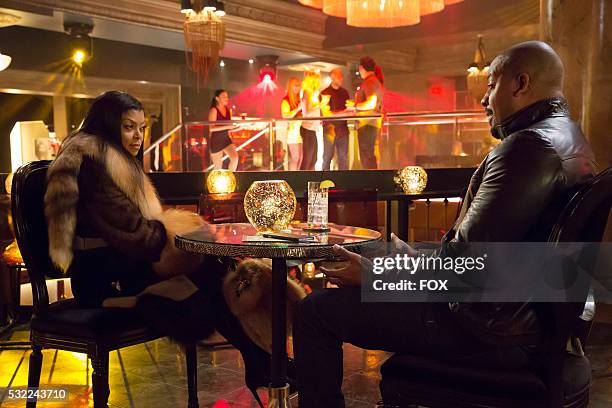 Taraji P. Henson and guest star Morocco Omari in the "Rise by Sin" episode of EMPIRE airing Wednesday, May 11 on FOX.