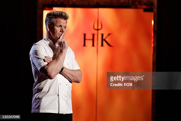 Chef / host Gordon Ramsay in the all-new 5 Chefs Compete episode of HELLS KITCHEN airing Friday, April 15 on FOX.