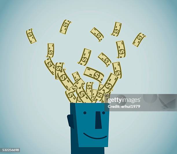 desire - money surreal stock illustrations