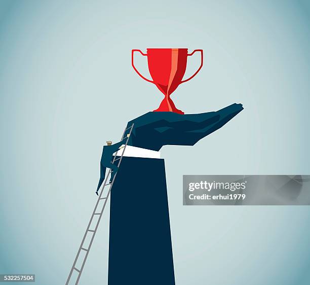 winners - hand reaching forward stock illustrations