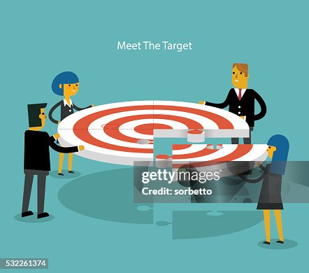 Meet Target. Sign Meet The Target High-Res Vector Graphic - Getty Images