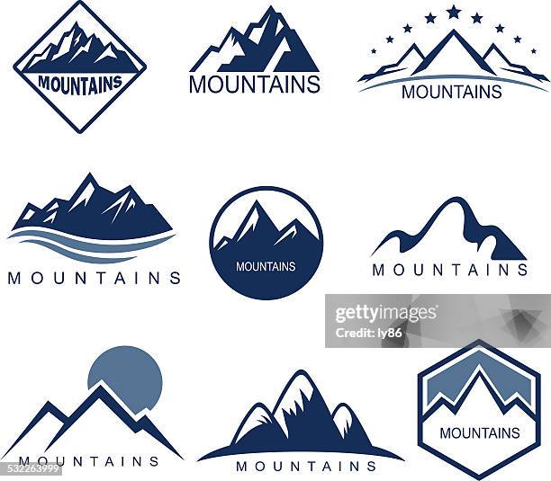 - berge - mountain stock-grafiken, -clipart, -cartoons und -symbole