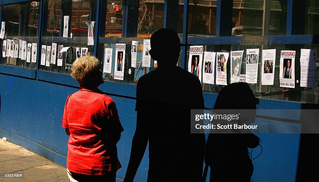 Posters Of The Missing From The London Bomb Blast