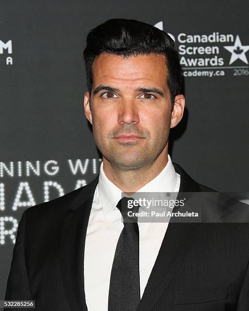 Actor Benjamin Ayres attends the 3rd annual "An Evening With Canada's Stars" at The Four Seasons Hotel Los Angeles at Beverly Hills on February 25,...