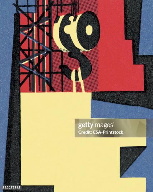 hoist - pulling up stock illustrations