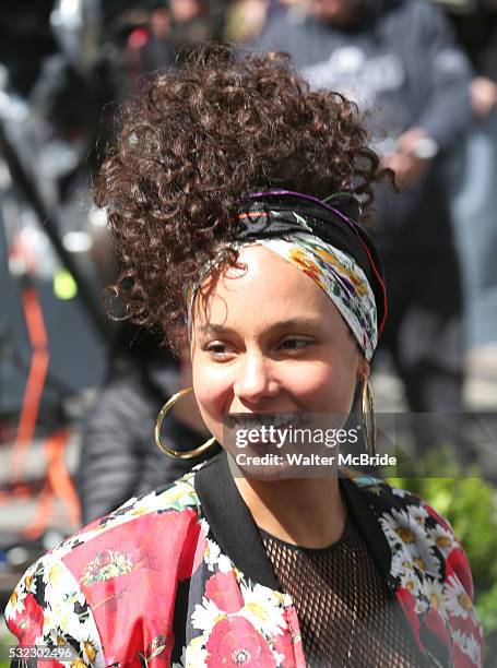 Alicia Keys attends the NBCUNIVERSAL 2016 Upfront presentation at Radio City Music Hall on May 16, 2016 in New York City.