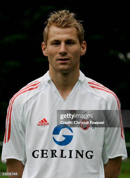 Lukas Sinkiewicz during the Team Presentation of 1. FC Cologne on July 6, 2005 in Cologne, Germany.