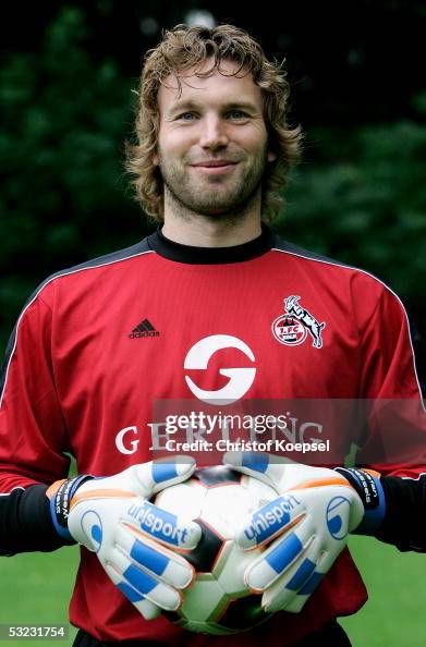 Goalkeeper Stefan Wessels During The Team Presentation Of 1 FC News goalkeeper-stefan-wessels-during-the-team-presentation-of-1-fc-news