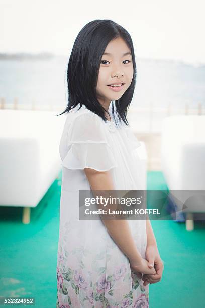 Actress Kim Su-an is photographed for Self Assignment on May 14, 2016 in Cannes, France.