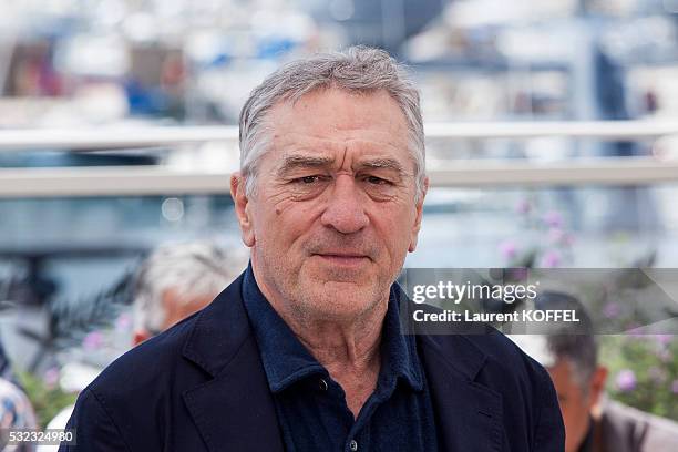 Robert De Niro attends the 'Hands Of Stone' Photocall during the 69th annual Cannes Film Festival on May 16, 2016 in Cannes, France.