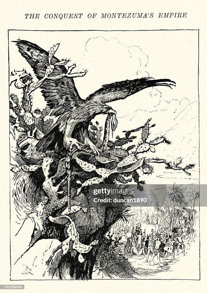 Aztec Omen - The Eagle, Snake, and the Cactus