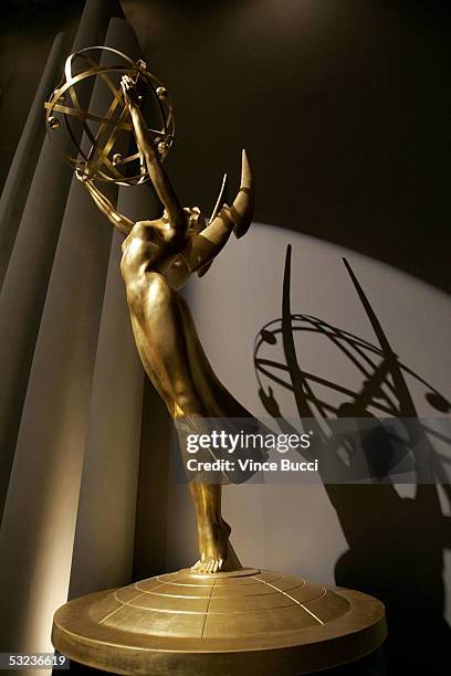 Close up of the statuette is seen during the 57th Annual Primetime Emmy Awards Nominations at The Academy of Television, Arts and Sciences July 14,...