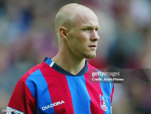 Portrait of Andy Johnson of Crystal Palace during the Barclays Premiership match between Crystal Palace v Southampton at Selhurst Park on May 7, 2005...