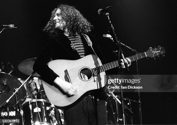 Glen Hansard of The Frames performing on stage at the Town & Country Club, London, United Kingdom, 1992.