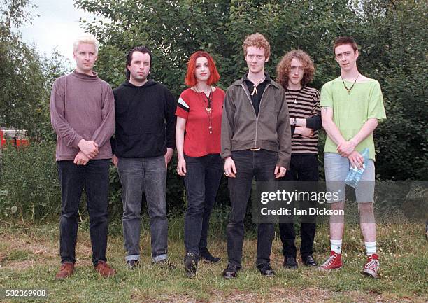 The Frames group portrait, London, United Kingdom, 1993.