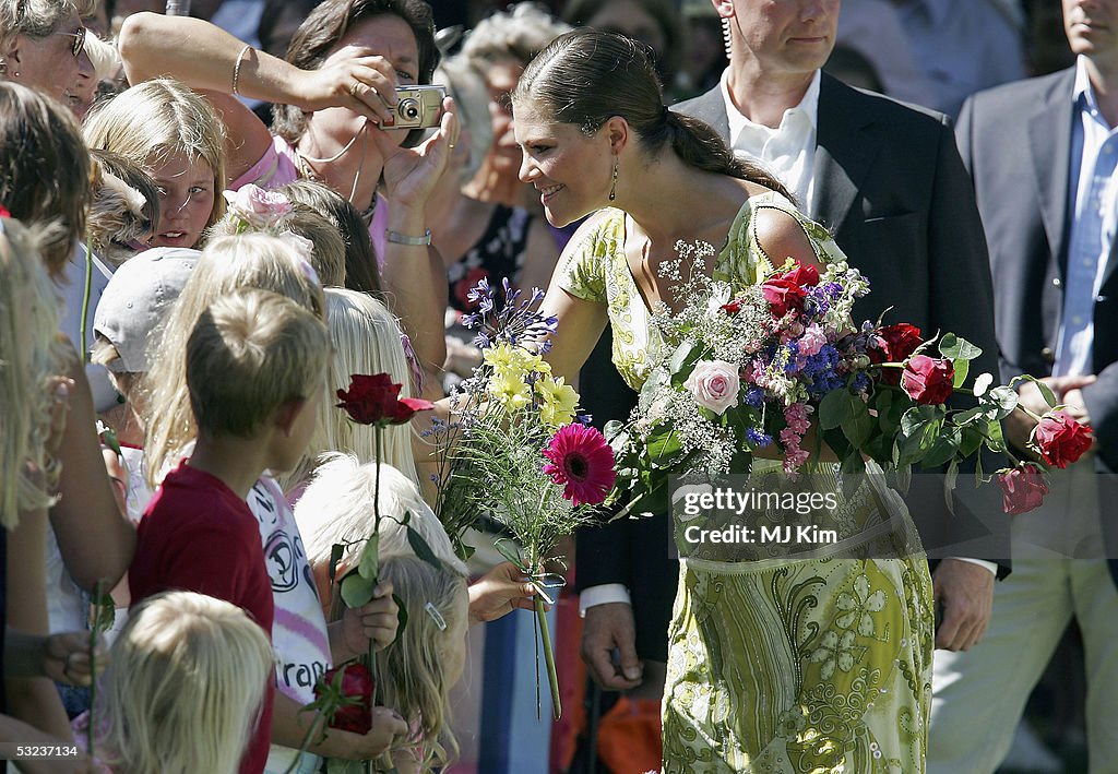 Crown Princess Victoria Of Swedens Birthday Celebrations