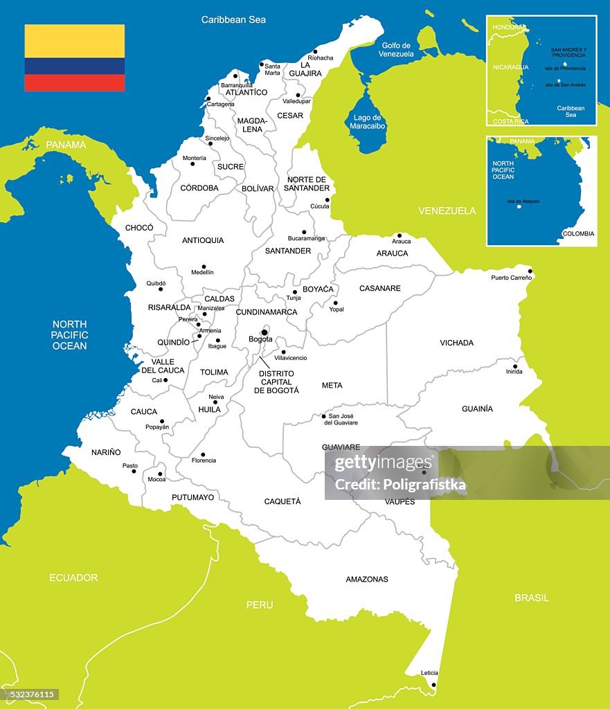 Map of Colombia