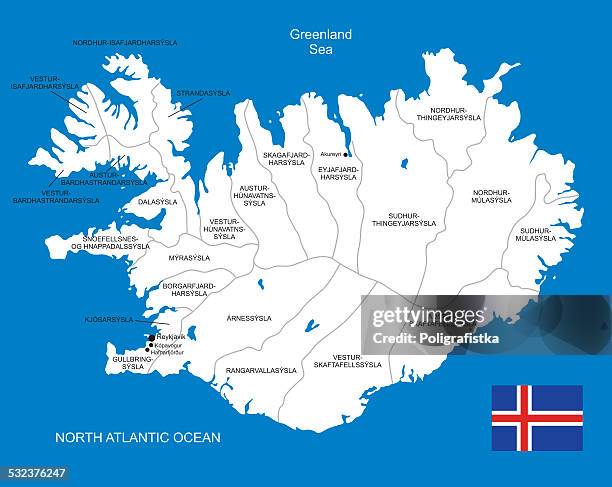 Map Of Iceland High-Res Vector Graphic