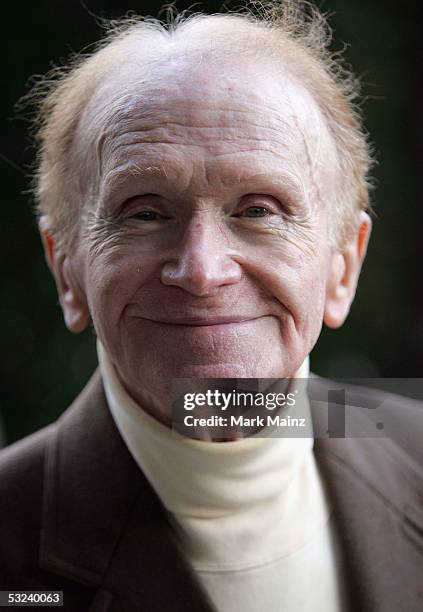 Actor/comedian Red Buttons attends the Premiere of HBO's "A Father...A Son...Once Upon A Time in Hollywood" July 14, 2005 at the Academy of Motion...