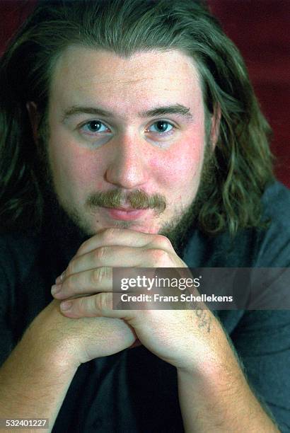 Jim James poses on December 13th 2000 in Amsterdam, Netherlands.