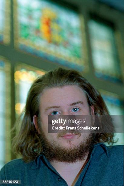 Jim James poses on December 13th 2000 in Amsterdam, Netherlands.