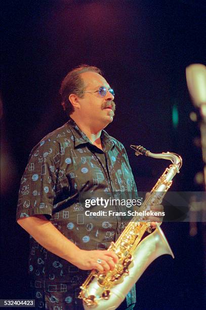 Joe Lovano, tenor saxophone, performs on June 8th 2000 at the BIM huis in Amsterdam, Netherlands.