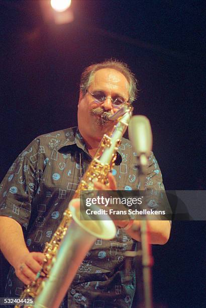 Joe Lovano, tenor saxophone, performs on June 8th 2000 at the BIM huis in Amsterdam, Netherlands.