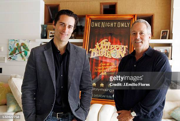 Brentwood, CA- 032011 Todd Lieberman, David Hoberman, producers of The Muppets movie. Photo by J. Emilio Flores/CORBIS
