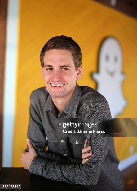 Evan Spiegel and Bobby Murphy, developers of Snapchat