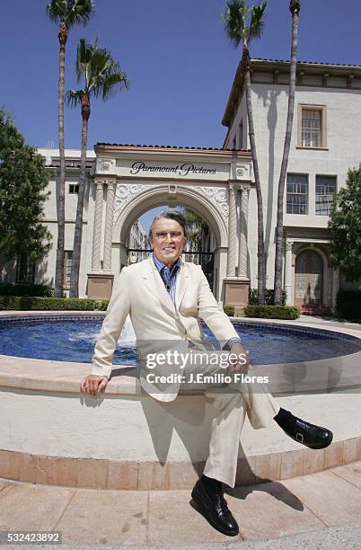 Producer Robert Evans, photographed at Paramount Pictures.