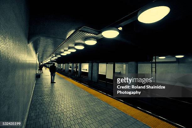 dupont subway station - toronto subway stock pictures, royalty-free photos & images