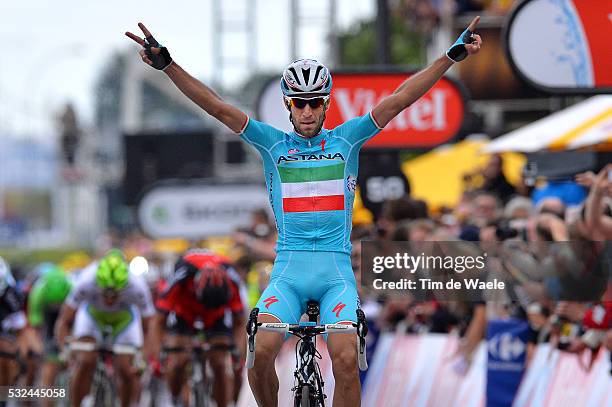 101th Tour de France / Stage 2 Arrival / NIBALI Vincenzo Celebration Joie Vreugde / York - Sheffield / Ronde van Frankrijk TDF Etape Rit Tim De Waele
