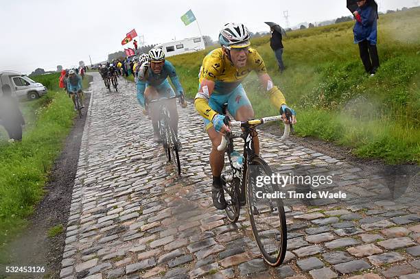 101th Tour de France / Stage 5 NIBALI Vincenzo Yellow Leader Jersey / Ypres - Arenberg Porte du Hainaut / Ronde van Frankrijk TDF Etape Rit pool bp...