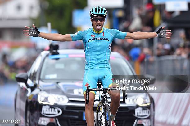 98th Tour of Italy 2015 / Stage 16 Arrival/ LANDA MEANA Mikel Celebration Joie Vreugde/ Pinzolo- Aprica / Giro Tour Ronde van Italie / Rit Etape / ©...