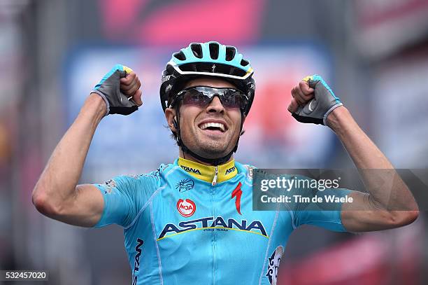 98th Tour of Italy 2015 / Stage 16 Arrival/ LANDA MEANA Mikel Celebration Joie Vreugde/ Pinzolo- Aprica / Giro Tour Ronde van Italie / Rit Etape / ©...