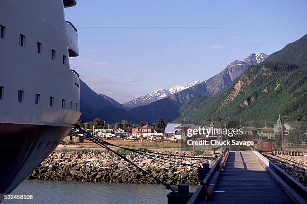 alaskan cruise - skagway alaska stock pictures, royalty-free photos & images